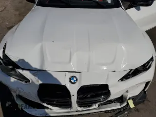 2025 BMW M4 Competition xDrive with VIN WBS33HK01SCS63267, listed as a Copart auction lot 71583604 with 0 mi miles and Salvage Title. Bid and sale history available at carsss.com. Image 13.