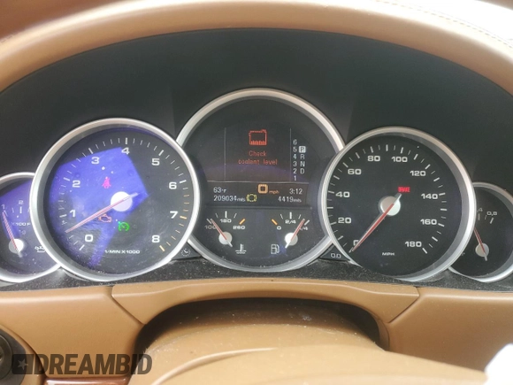 2005 Porsche Cayenne Turbo z VIN WP1AC29P75LA90100, wystawiony jako Copart lot #74377104 z przebiegiem 209 034 mil mil oraz Szkoda całkowita • Salvage title. Historia ofert i sprzedaży dostępna na DreamBid. Obrazek 9.