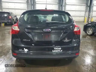 2014 Ford Focus Titanium with VIN 1FADP3N2XEL131392, listed as a Copart auction lot 61665025 with 105,597 mi miles and Salvage title. Bid and sale history available at DreamBid. Image 6.