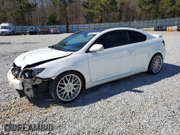 2008 Scion tC Spec with VIN JTKDE167680264292, listed as a Copart auction lot 49480125 with 158,348 mi miles and Salvage Title. Bid and sale history available at carsss.com. Image 1.