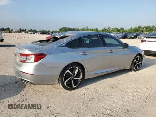 2019 Honda Accord Sport with VIN 1HGCV1F35KA046086, listed as a Copart auction lot 55539125 with 72,305 mi miles and Salvage Title. Bid and sale history available at DreamBid. Image 3.