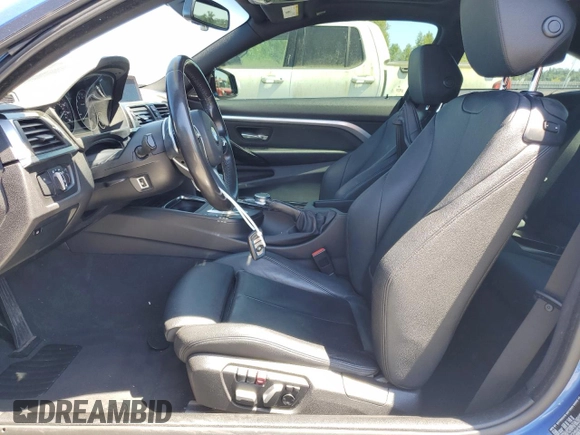 2019 BMW 4 Series 440i xDrive with VIN WBA4W9C54KAF94777, listed as a Copart auction lot 58864545 with 57,584 mi miles and Salvage title. Bid and sale history available at DreamBid. Image 7.