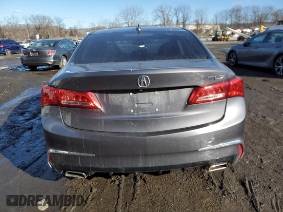 2019 Acura TLX with VIN 19UUB2F37KA004747, listed as a Copart auction lot 45744185 with 91,274 mi miles and Salvage Title. Bid and sale history available at carsss.com. Image 6.