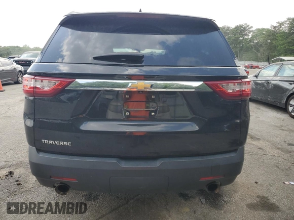 2020 Chevrolet Traverse LS with VIN 1GNERFKW8LJ115208, listed as a Copart auction lot 54900935 with 85,302 mi miles and Salvage title. Bid and sale history available at DreamBid. Image 6.