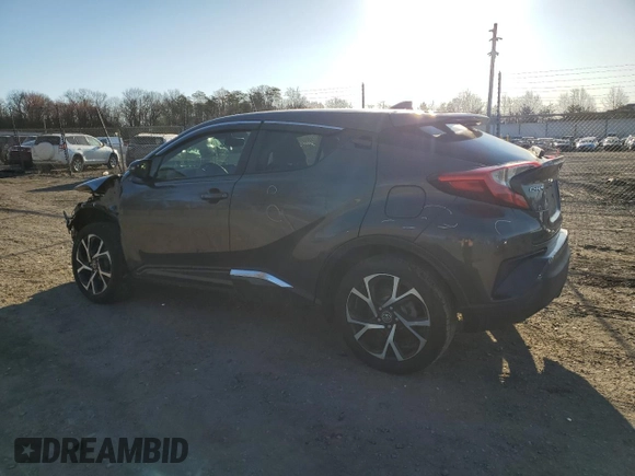 2018 Toyota C-HR XLE with VIN NMTKHMBX9JR029349, listed as a Copart auction lot 49437215 with 54,337 mi miles and Salvage Title. Bid and sale history available at carsss.com. Image 2.