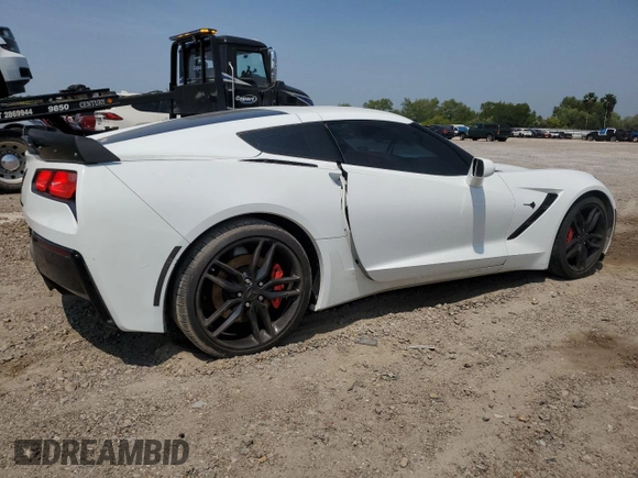 2019 Chevrolet Corvette Z51 2LT with VIN 1G1YK2D71K5121683, listed as a Copart auction lot 51369445 with 48,280 mi miles and Salvage Title. Bid and sale history available at carsss.com. Image 3.