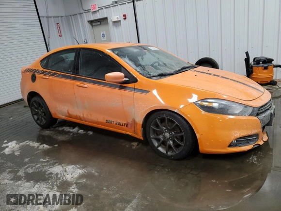 2013 Dodge Dart SXT with VIN 1C3CDFBA0DD345994, listed as a Copart auction lot 45966965 with 182,290 mi miles and Salvage Title. Bid and sale history available at carsss.com. Image 4.