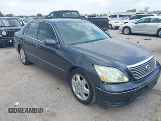 2004 Lexus LS 430 with VIN JTHBN36F940151530, listed as a IAAI auction lot 42124508 with 230,175 mi miles. Bid and sale history available at carsss.com. Image 1.