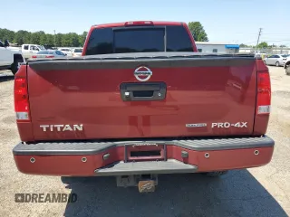 2015 Nissan Titan Pro-4X with VIN 1N6BA0EC5FN506358, listed as a Copart auction lot 56671205 with 153,712 mi miles and Salvage title. Bid and sale history available at DreamBid. Image 6.