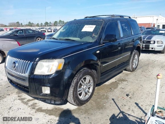 2009 Mercury Mariner Premier with VIN 4M2CU87G29KJ06738, listed as a IAAI auction lot 41659804 with 128,638 mi miles. Bid and sale history available at carsss.com. Image 2.