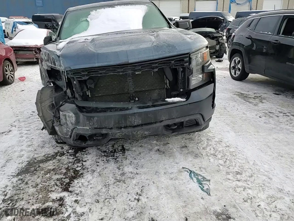2019 Chevrolet Silverado 1500 Work Truck with VIN 1GCRYAEH1KZ281597, listed as a Copart auction lot 45844875 with 65,871 mi miles and Salvage Title. Bid and sale history available at carsss.com. Image 11.
