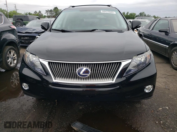 2010 Lexus RX 450h with VIN JTJBC1BA5A2402093, listed as a Copart auction lot 60424605 with 190,543 mi miles and Clean title. Bid and sale history available at DreamBid. Image 5.