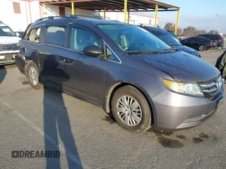 2015 Honda Odyssey LX with VIN 5FNRL5H27FB068761, listed as a IAAI auction lot 41479420 with 84,532 mi miles and . Bid and sale history available at DreamBid. Image 1.