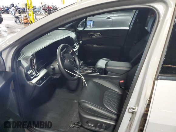 2023 Kia Sportage X-Line with VIN 5XYK6CAF4PG092584, listed as a Copart auction lot 71846724 with 16,284 mi miles and Salvage title. Bid and sale history available at DreamBid. Image 7.