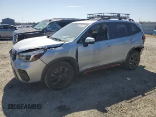 2021 Subaru Forester Special Sports with VIN JF2SKARC0MH437625, listed as a Copart auction lot 55021485 with 58,930 mi miles and Salvage title. Bid and sale history available at DreamBid. Image 1.