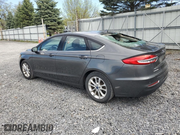 2019 Ford Fusion SE with VIN 3FA6P0HD6KR279461, listed as a Copart auction lot 55236475 with 25,464 mi miles and Salvage Title. Bid and sale history available at carsss.com. Image 2.