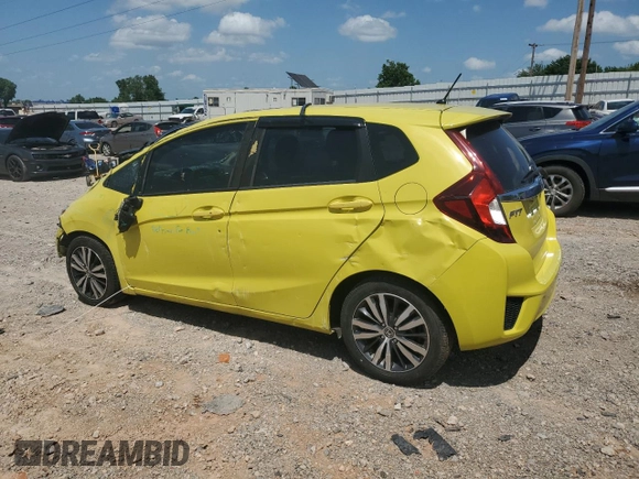 2015 Honda Fit EX-L z VIN 3HGGK5H8XFM767023, wystawiony jako Copart lot #62157155 z przebiegiem Nie podano mil oraz Szkoda całkowita • Salvage title. Historia ofert i sprzedaży dostępna na DreamBid. Obrazek 2.