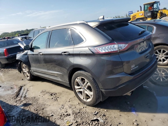 2017 Ford Edge Titanium with VIN 2FMPK4K98HBC17426, listed as a Copart auction lot 67284704 with 95,764 mi miles and Salvage Title. Bid and sale history available at carsss.com. Image 2.