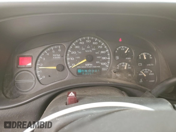 2001 Chevrolet Silverado 1500 LS with VIN 2GCEC19T411110961, listed as a Copart auction lot 49199325 with 212,257 mi miles and Salvage Title. Bid and sale history available at DreamBid. Image 9.