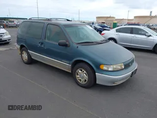 1997 Nissan Quest XE z VIN 4N2DN1114VD806288, wystawiony jako IAAI lot #41280822 z przebiegiem 162 106 mil mil oraz . Historia ofert i sprzedaży dostępna na DreamBid. Obrazek 1.