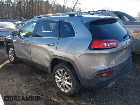 2014 Jeep Cherokee Limited with VIN 1C4PJLDB8EW221620, listed as a IAAI auction lot 41670020 with 171,513 mi miles. Bid and sale history available at carsss.com. Image 3.