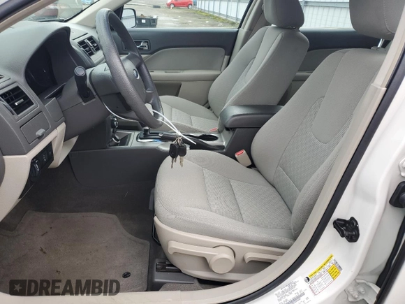2010 Ford Fusion S with VIN 3FAHP0GAXAR266081, listed as a Copart auction lot 49902005 with 48,892 mi miles and Salvage Title. Bid and sale history available at carsss.com. Image 7.