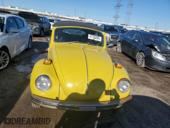 1971 Volkswagen Beetle with VIN 1513043520, listed as a Copart auction lot 47105695 with 30,731 mi miles and Clean title. Bid and sale history available at DreamBid. Image 5.