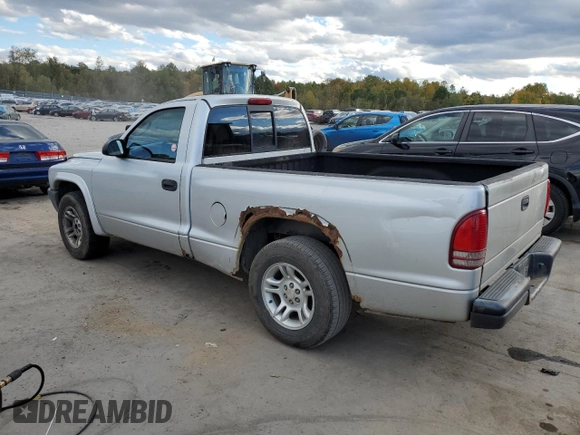 2004 Dodge Dakota with VIN 1D7FL16K24S621269, listed as a Copart auction lot 75284304 with 0 mi miles and Salvage Title. Bid and sale history available at carsss.com. Image 2.