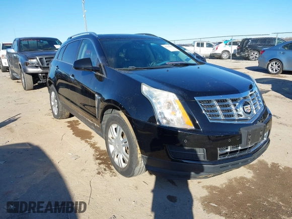 2016 Cadillac SRX Luxury Collection with VIN 3GYFNEE39GS583306, listed as a IAAI auction lot 41312161 with 98,831 mi miles. Bid and sale history available at carsss.com. Image 1.