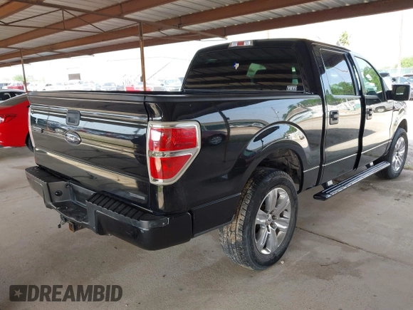 2014 Ford F-150 XL with VIN 1FTFW1CF5EFA12101, listed as a IAAI auction lot 41938641 with 120,693 mi miles. Bid and sale history available at carsss.com. Image 4.