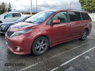 2017 Toyota Sienna SE with VIN 5TDXZ3DC3HS779123, listed as a Copart auction lot 49278885 with 0 mi miles and Salvage Title. Bid and sale history available at carsss.com. Image 1.