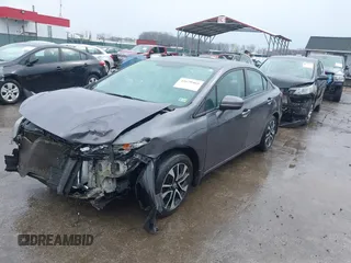2015 Honda Civic EX with VIN 19XFB2F80FE267622, listed as a IAAI auction lot 41679465 with 140,360 mi miles. Bid and sale history available at carsss.com. Image 2.