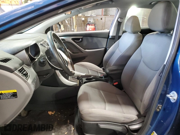 2013 Hyundai Elantra Limited with VIN KMHDH4AEXDU953031, listed as a Copart auction lot 56651205 with 177,067 mi miles and Clean Title. Bid and sale history available at DreamBid. Image 7.