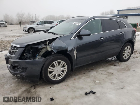 2012 Cadillac SRX Luxury Collection with VIN 3GYFNDE3XCS562615, listed as a Copart auction lot 43024405 with Not Provided miles and Clean Title. Bid and sale history available at carsss.com. Image 1.