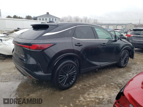 2025 Lexus RX 350 with VIN 2T2BAMCA8SC089662, listed as a Copart auction lot 43508605 with 1,634 mi miles and Salvage Title. Bid and sale history available at DreamBid. Image 3.