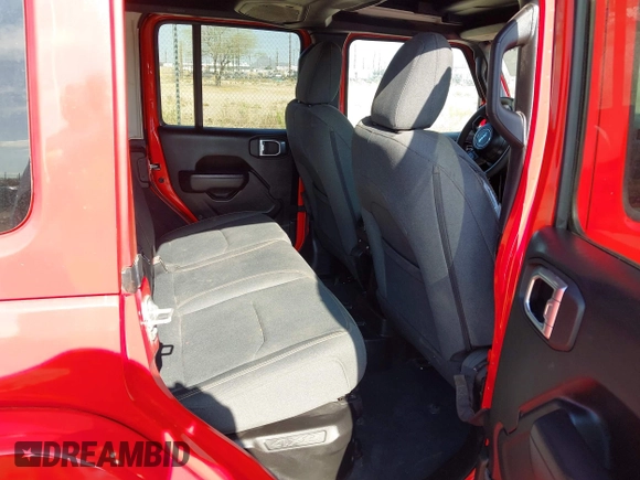 2024 Jeep Wrangler Sport S with VIN 1C4RJXN64RW141013, listed as a IAAI auction lot 42806441 with 5,893 mi miles and . Bid and sale history available at DreamBid. Image 8.