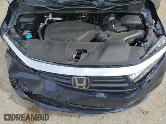 2022 Honda Odyssey Elite z VIN 5FNRL6H94NB051949, wystawiony jako Copart lot #53684245 z przebiegiem Nie podano mil oraz Szkoda całkowita • Salvage title. Historia ofert i sprzedaży dostępna na DreamBid. Obrazek 12.