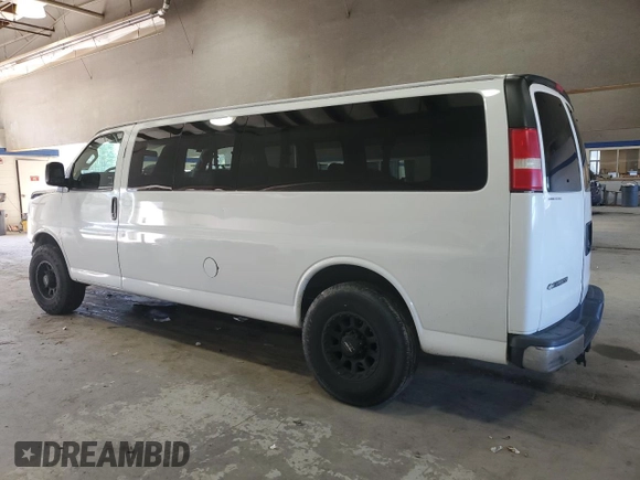 2018 Chevrolet Express Passenger LT с VIN 1GAZGPFGXJ1244873, выставлен на аукционе Copart как лот 44595725 с пробегом 149 127 миль миль и Списание • Salvage title. История ставок и продаж доступна на DreamBid. Изображение 2.