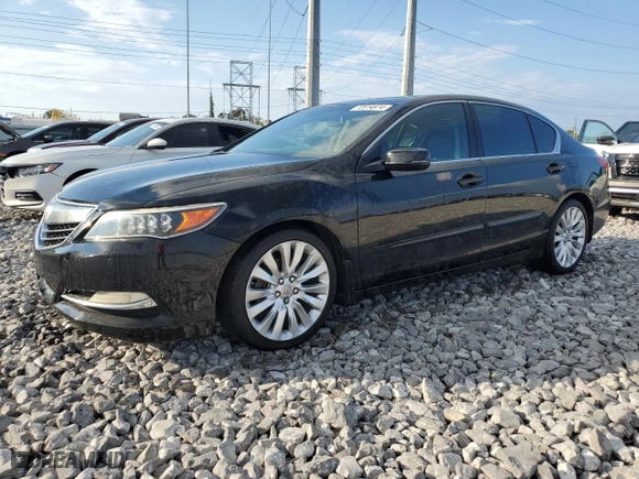 2014 Acura RLX Advance Pkg with VIN JH4KC1F9XEC001513, listed as a Copart auction lot 72014974 with 185,586 mi miles and Non Repairable. Bid and sale history available at carsss.com. Image 1.