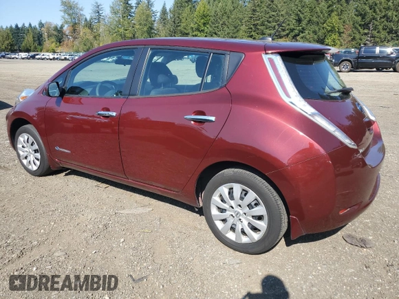 2016 Nissan LEAF S with VIN 1N4BZ0CP5GC313180, listed as a Copart auction lot 68863813 with 31,583 mi miles. Bid and sale history available at carsss.com. Image 2.