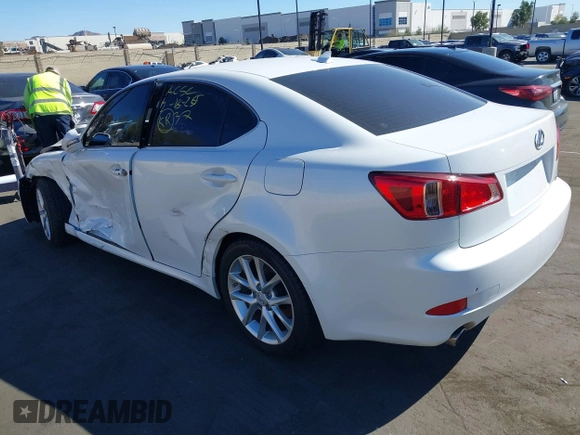 2012 Lexus IS 250 with VIN JTHBF5C25C5183046, listed as a IAAI auction lot 41587414 with 50,952 mi miles and . Bid and sale history available at DreamBid. Image 3.