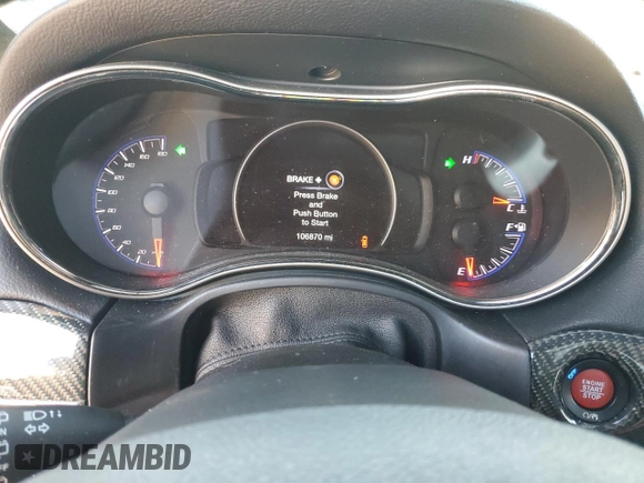 2017 Jeep Grand Cherokee SRT with VIN 1C4RJFDJ6HC828848, listed as a Copart auction lot 75535903 with 106,870 mi miles and Salvage Title. Bid and sale history available at carsss.com. Image 9.