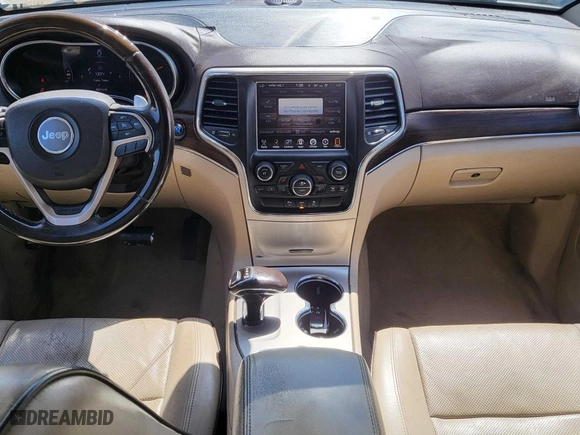 2014 Jeep Grand Cherokee Overland with VIN 1C4RJFCT7EC187319, listed as a Copart auction lot 52506115 with 98,314 mi miles and Clean Title. Bid and sale history available at carsss.com. Image 9.