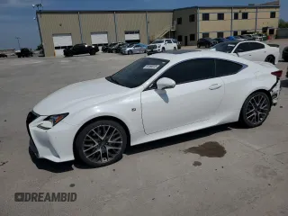 2018 Lexus RC with VIN JTHS85BC3J5004469, listed as a Copart auction lot 53468235 with 61,949 mi miles and Salvage Title. Bid and sale history available at carsss.com. Image 1.