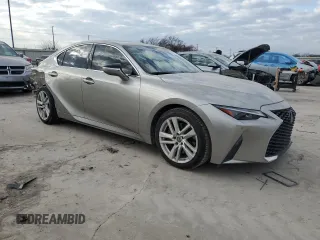 2023 Lexus IS 300 with VIN JTHCA1D29P5125490, listed as a Copart auction lot 86061184 with 42,569 mi miles and Salvage title. Bid and sale history available at DreamBid. Image 4.