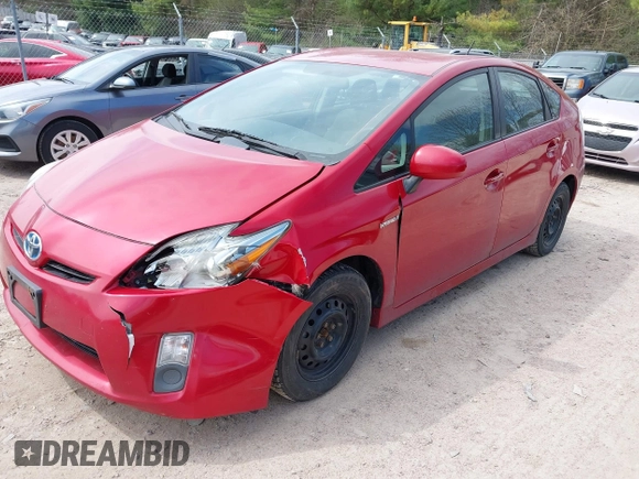 2011 Toyota Prius I with VIN JTDKN3DU4B1408037, listed as a IAAI auction lot 42145046 with 236,107 mi miles and . Bid and sale history available at DreamBid. Image 2.