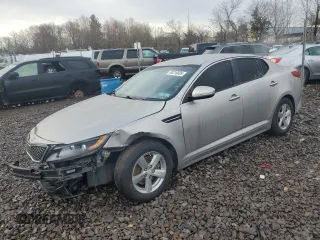 2015 Kia Optima LX with VIN 5XXGM4A76FG464066, listed as a Copart auction lot 50316685 with 163,553 mi miles and Salvage Title. Bid and sale history available at DreamBid. Image 1.