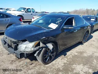2012 Nissan Maxima 3.5 S with VIN 1N4AA5AP3CC830118, listed as a IAAI auction lot 41289188 with 223,508 mi miles. Bid and sale history available at carsss.com. Image 2.