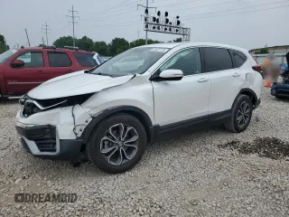 2020 Honda CR-V EX-L with VIN 5J6RW2H86LL042861, listed as a Copart auction lot 61031135 with 76,058 mi miles and Salvage title. Bid and sale history available at DreamBid. Image 1.