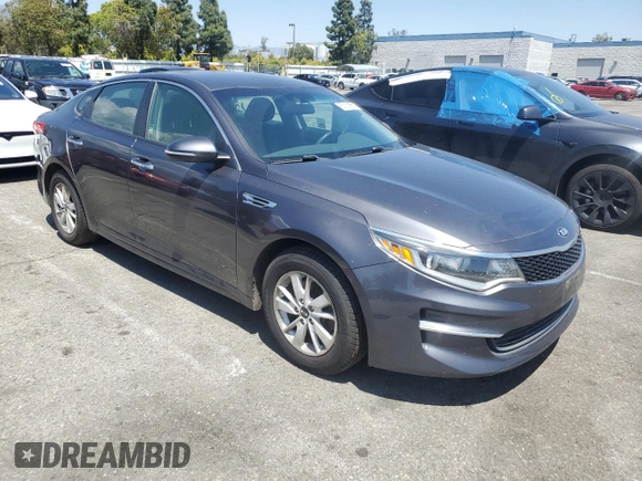 2017 Kia Optima LX with VIN 5XXGT4L31HG132925, listed as a Copart auction lot 55128155 with 225,030 mi miles and Clean Title. Bid and sale history available at carsss.com. Image 4.